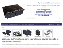 Tablet Screenshot of permafloats.com